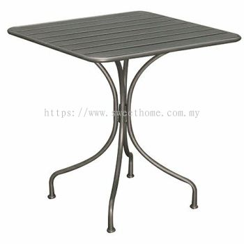 Outdoor Steel Table - Cool Grey