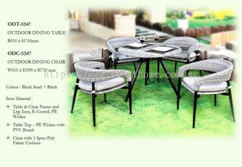 Outdoor Dining Set (1+4)