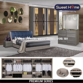 BEDROOM SET ON PROMOTION MY Series Bedroom set with Wardrobe dressing table and Bedframes