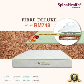 Exclusive Set Goodnite Mattress with Bedframes Set Katil dengan tilam Offer Queen King Coconut Fibre Deluxe