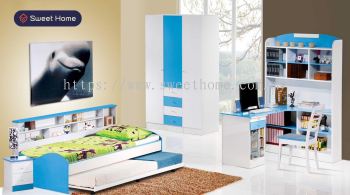 Kid's Bedroom Set Children's Bedroom Set Colorful Bedroom Set Almari Kanak-Kanak