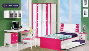 Kid's Bedroom Set Children's Bedroom Set Colorful Bedroom Set Almari Kanak-Kanak