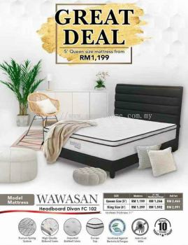 Penang Bed Frame + Mattress Promotion Package - BEDROOM from Sweet 