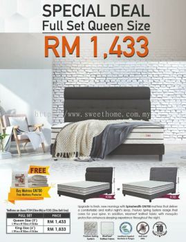 Full set Bed frame + Mattress SPECIAL PACKAGE PROMOTION PENANG 