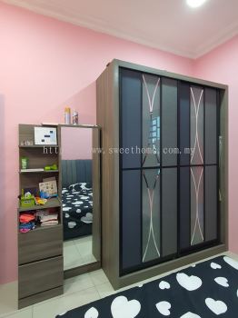 best Wardrobe Almari penang bertam kepala batas bukit mertajam sungai bakap jawi sunhai dua dark drey Design designer 