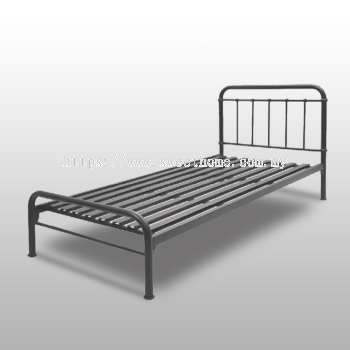 Single Metal Bedframe Katil Besi Asrama Murah