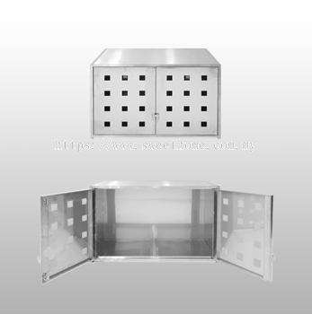 SINGLE STAINLESS STEEL CABINET 450(D) x 900(W) x 1600(H) 