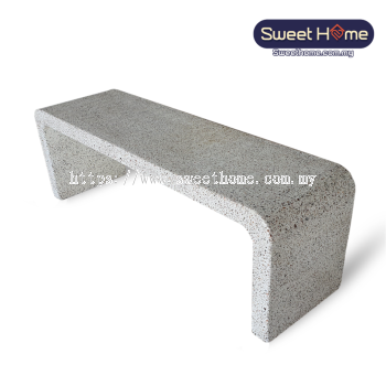 Outdoor Marble Stone Bench Chair Kerusi Batu 4ft/3ft x 16 inch 