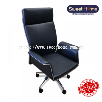 Leather Ergonomic Office Director Chair | Office Chair Penang