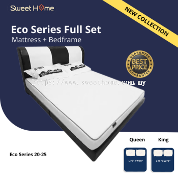 Eco Series Mattress With Bedframe Queen King