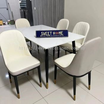 Sintered stone Dinning Table | Cafe Furniture | Kerusi Meja Makan