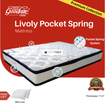 Goodnite Livoli Statfree Pocket Spring 11.5 inches  Mattress