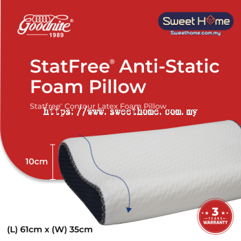 Goodnite Statfree Contour Latex Foam Pillow (Soft)