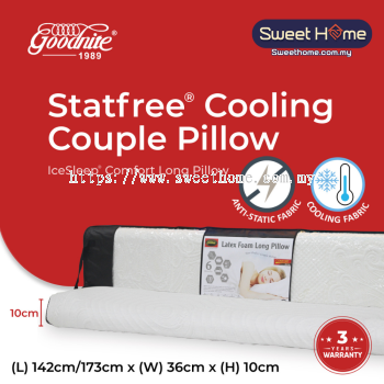 Goodnite Statfree + Ice Sleep Comfort Long Pillow (Queen/ King)