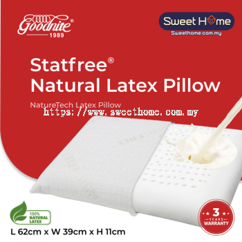 Goodnite Statfree NatureTech Latex Pillow (100% Natural Latex) German Latex Technology