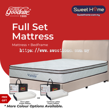 Goodnite Vienna DPC Spring Mattress (12 Inch) + EC106 Bedframe [Full Set]