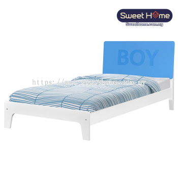   Kids Bed Single Super Single  Wooden Bedframe CS 3217 (WHB) 3ft 3.5ft