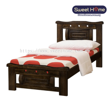   Single Super Single  Wooden Bedframe ATN 9228(W) 3ft 3.5ft