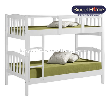   Single Super Single  Wooden Double Decker Bedframe ATN 203  3ft 3.5ft