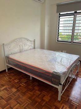 set Metal bedframe with mattress penang tanjung tokong and tanjung bunga