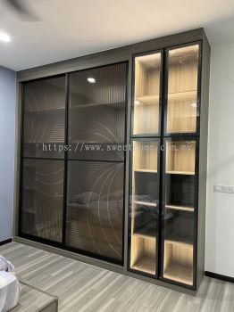 custom Wardrobe penang factory design bedroom wardrobe penang supplier