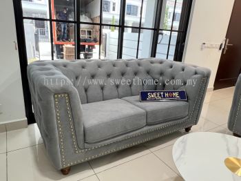 ChesterField Sofa Set with Coffee Table & Wing Chair Coffee Table Eco Meadow Simpang Ampat