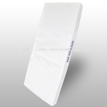 Tilam High Resilient Foam Material Cotton Calico Penang Pembekal Supplier Tilam Standard Institusi Pendidikan Sekolah Asrama Kolej Universiti Politeknik Paling Murah 1905 (W) X 914 (D) X 102 (H) mm ( 4 INCI )