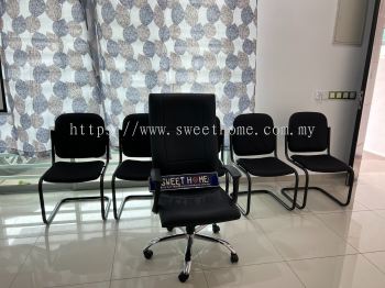 Office Table & Office Chair with Conference Office Table deliver at Taman Merbau Jaya Butterworth Penang