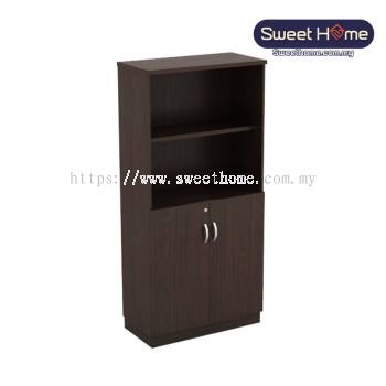 Semi Swinging Door Medium Cabinet | Office Cabinet Penang | Office Furniture Penang