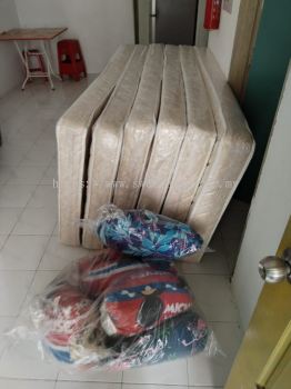 Tilam Bujang Single Mattress Asrama & Cotton Pillow Lorong Perusahaan Perai Penang