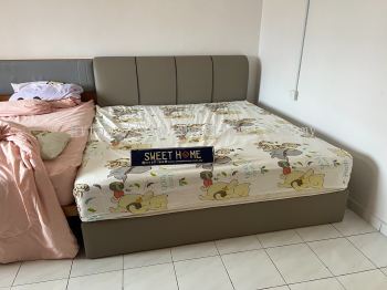 King Bedframe with Divan delivery to Taman Tambun Indah Simpang Ampat Penang