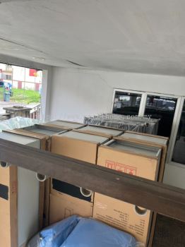 Double Decker Metal Bedframe with Plywood | Single Mattress HD Foam | Metal Steel Locker | Hostel Kit Paling Murah Deliver to Bandar Cassia Batu Kawan Penang