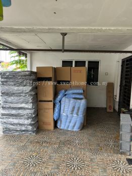 Double Decker Metal Bedframe with Plywood | Single Mattress HD Foam | Metal Steel Locker | Hostel Kit Paling Murah Deliver to Bandar Cassia Batu Kawan Penang