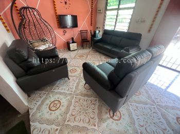 Sofa 1 Seater | 2 Seater | 3 Seater | Sofa Set Black Colour deliver to Jalan Tasek Simpang Ampat Penang