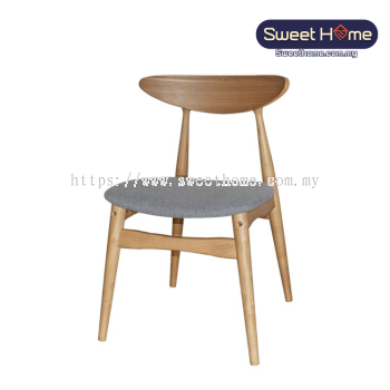 KP 14 High Quality Solid Wood Dining Cafe & Restaurant Chair | Cafe Furniture Penang