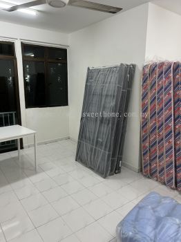 Katil Besi Metal Bed Frame | Loker besi Steel Metal | Tilam Bujang Single deliver to  Taman Pauh Permatang Pauh Penang