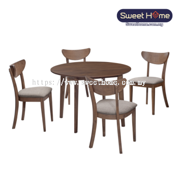 KP 04 Wooden Cafe Table and Cafe Chair | Cafe Furniture Penang