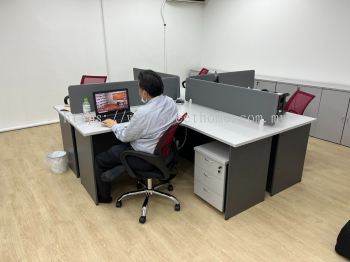 Office Table Penang | Office Workstation Set Up | Partition Board | Office Table