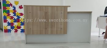 Modern Reception Counter Table Desk Deliver to Penang Island | Office Furniture Penang