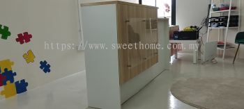 Modern Reception Counter Table Desk Deliver to Penang Island | Office Furniture Penang