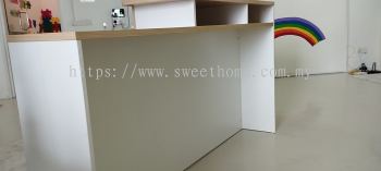 Modern Reception Counter Table Desk Deliver to Penang Island | Office Furniture Penang