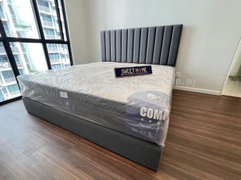 Queen Size Bedrame with Z Pump Storage | Storage Bed Frame | Katil Dengan Storage deliver to Vertu Resort ,Persiaran Cassia Barat ,Bandar Cassia Penang