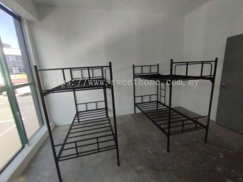 Double Decker Bed Katil Besi | Almari Loker Besi Steel Metal Locker Deliver to Pak Mat Western Juru Bukit Mertajam Penang