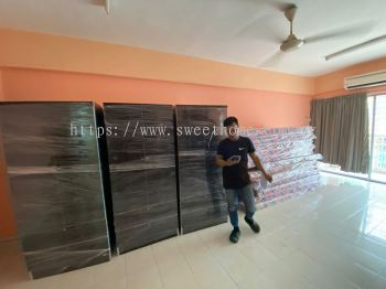 Single Mattress Hostel Tilam Murah | Wooden Locker Almari Kayu Asrama | Metal Bed Katil Besi Asrama deliver to Shah Alam KL Selangor