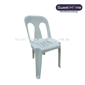 White Plastic Chair | Kerusi Plastik Putih | Pembekal Kerusi Plastik