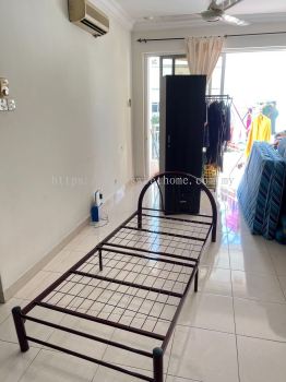 Single Metal Bedframe | Katil Besi Single Asrama | Tilam Asrama Murah | Wooden Locker| Locker Almari Kayu | Pembekal Perabot Asrama