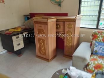 Chinese Praying Altar | Fengshui Table | Prayer Table Cabinet Deliver To Permatang Berangan Tasek Gelugor | Singapore | Perak | Ipoh | KL | Penang