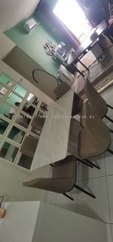 Marble Dining Table | Dining Chair | Deliver to Jalan Puncak Utama Hulu Langat Selangor 