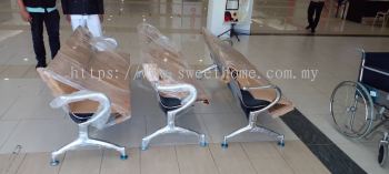 Steel 3 Seater Link Chair | Waiting Link Chair | Hospital Clinic Waiting Chair | Office Chair Penang | OffIce Furniture Supplier | KL | Penang | Ipoh Perak | Selangor | Putrajaya