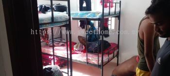 Hostel Furniture Set Up | Metal Double Decker Katil Besi Asrama Hostel | Tilam Single Mattress Hostel | Hostel Furniture Supplier | Kl | Penang | Johor | Batu Kawan | Ipoh | Shah Alam | Klang